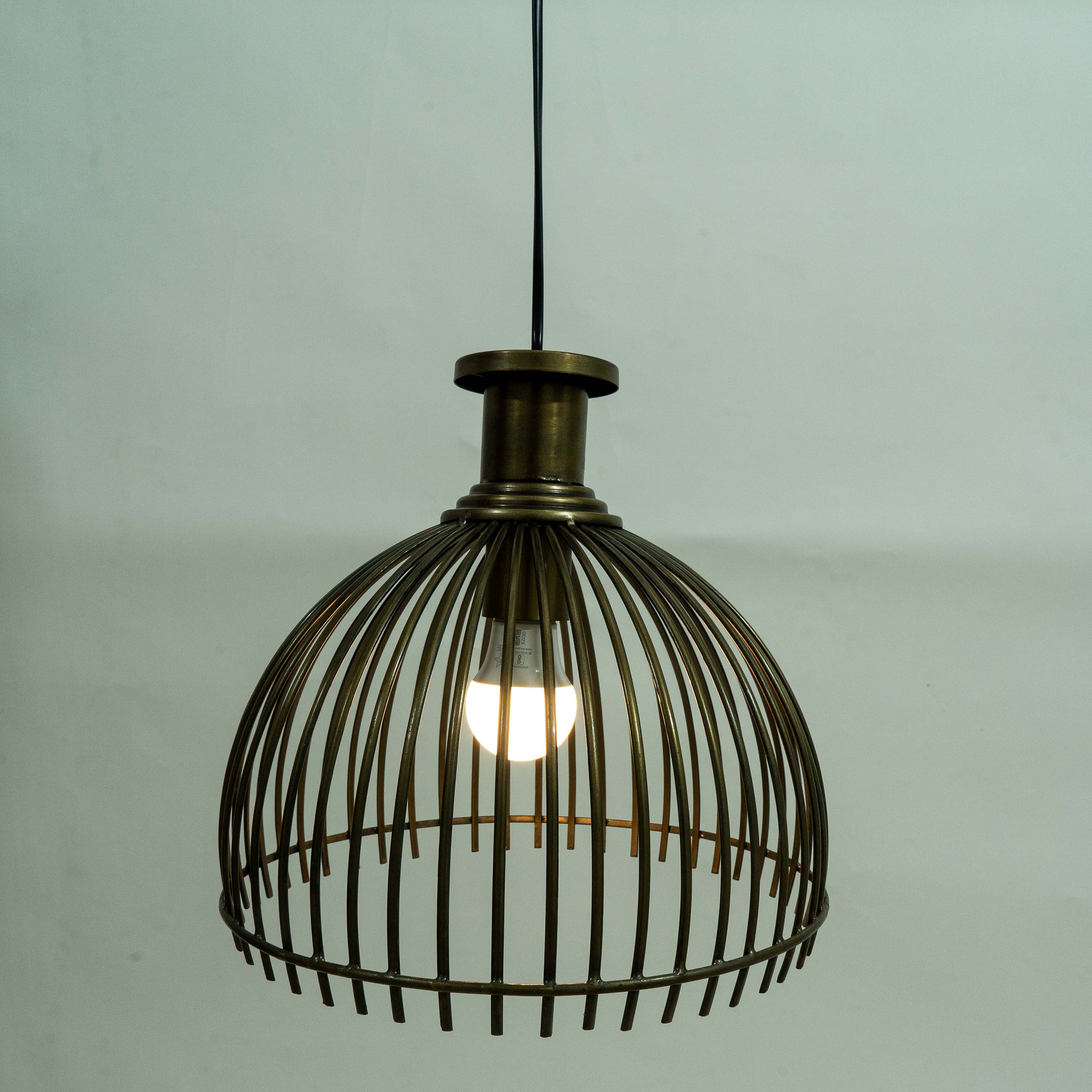 Round Metal Bulan Pendant Lamp