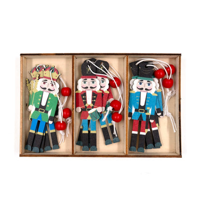 Christmas Colorful Soldier Ornaments (Set of 3)