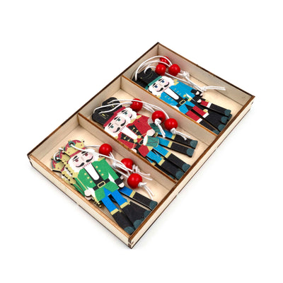 Christmas Colorful Soldier Ornaments (Set of 3)