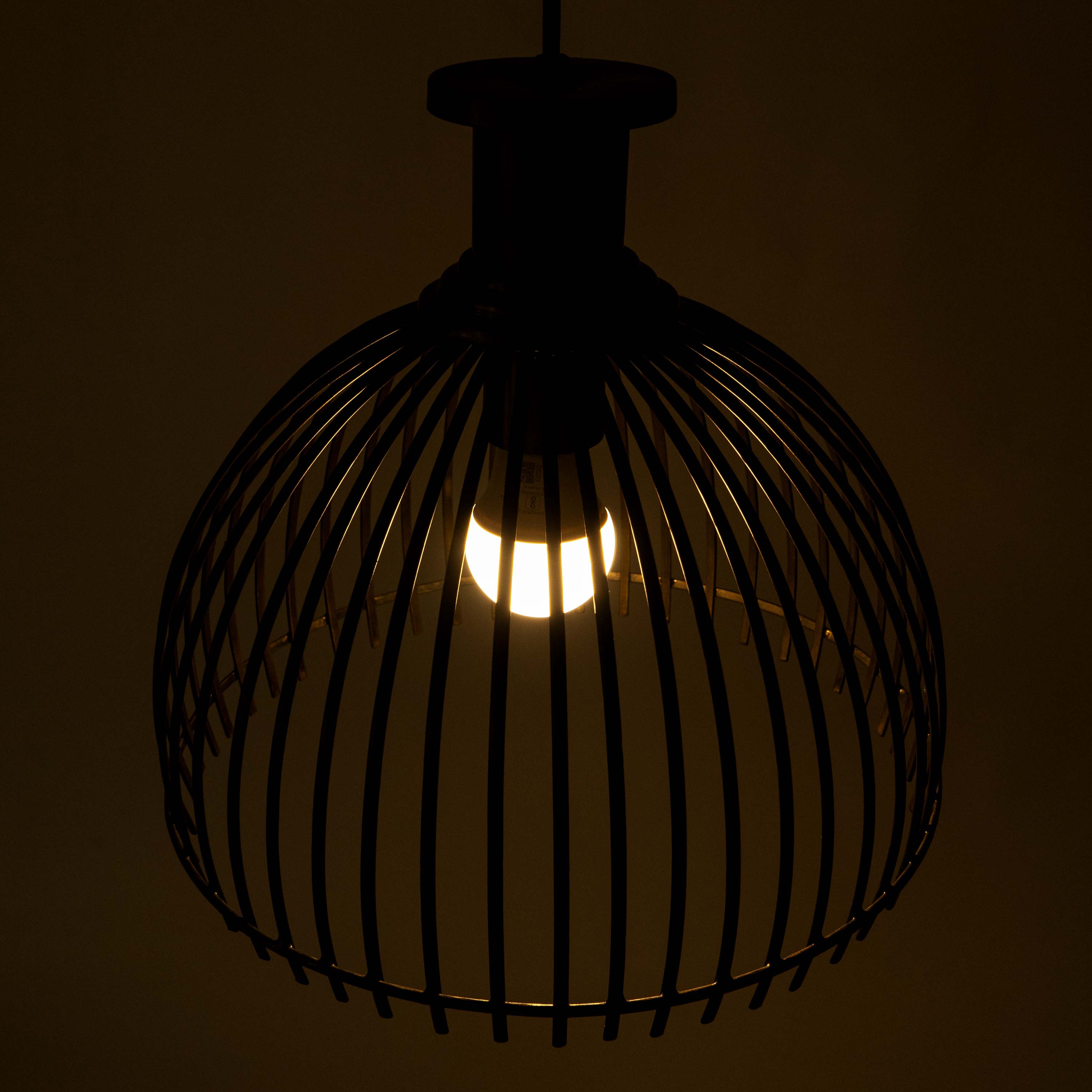 Round Metal Bulan Pendant Lamp