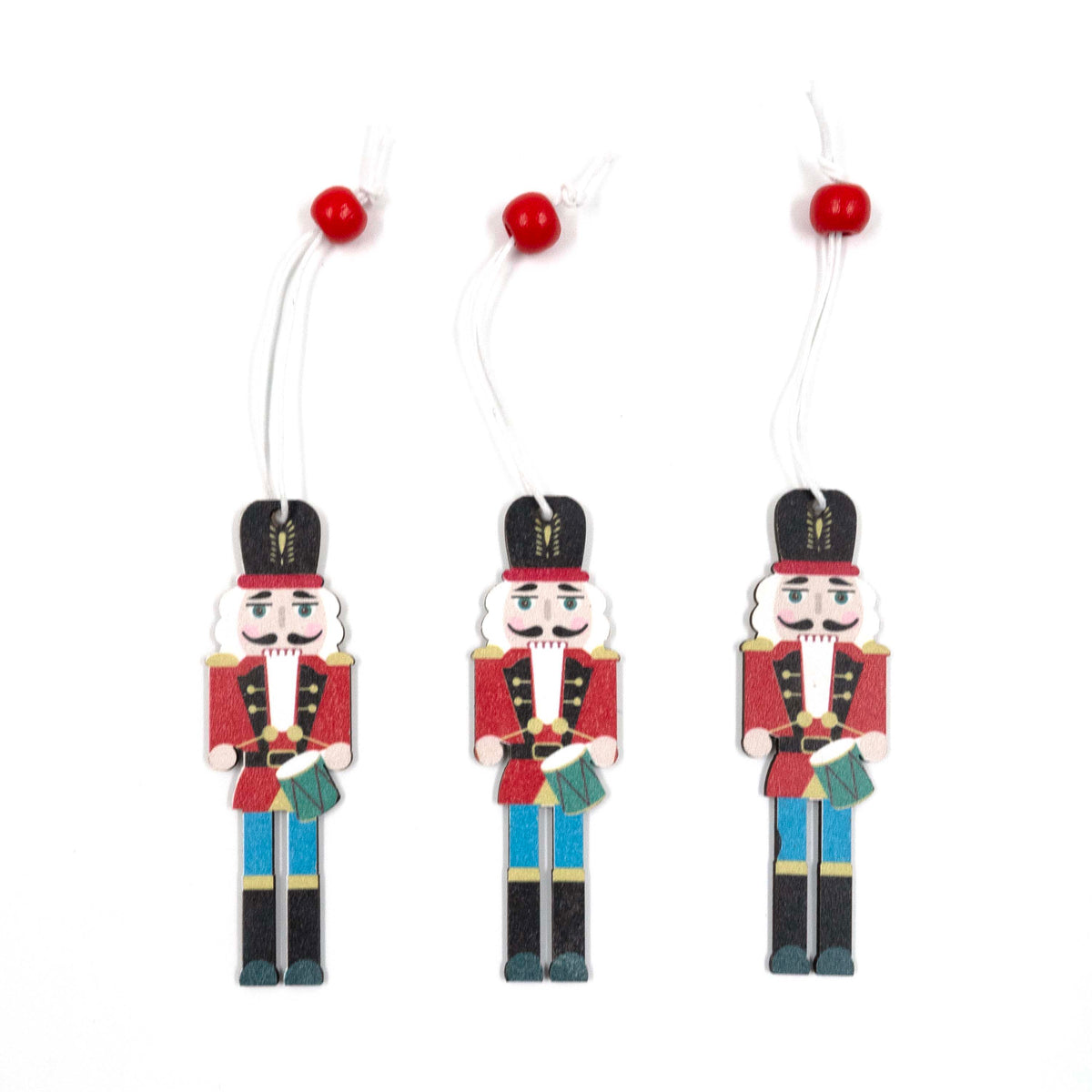 Christmas Colorful Soldier Ornaments (Set of 3)