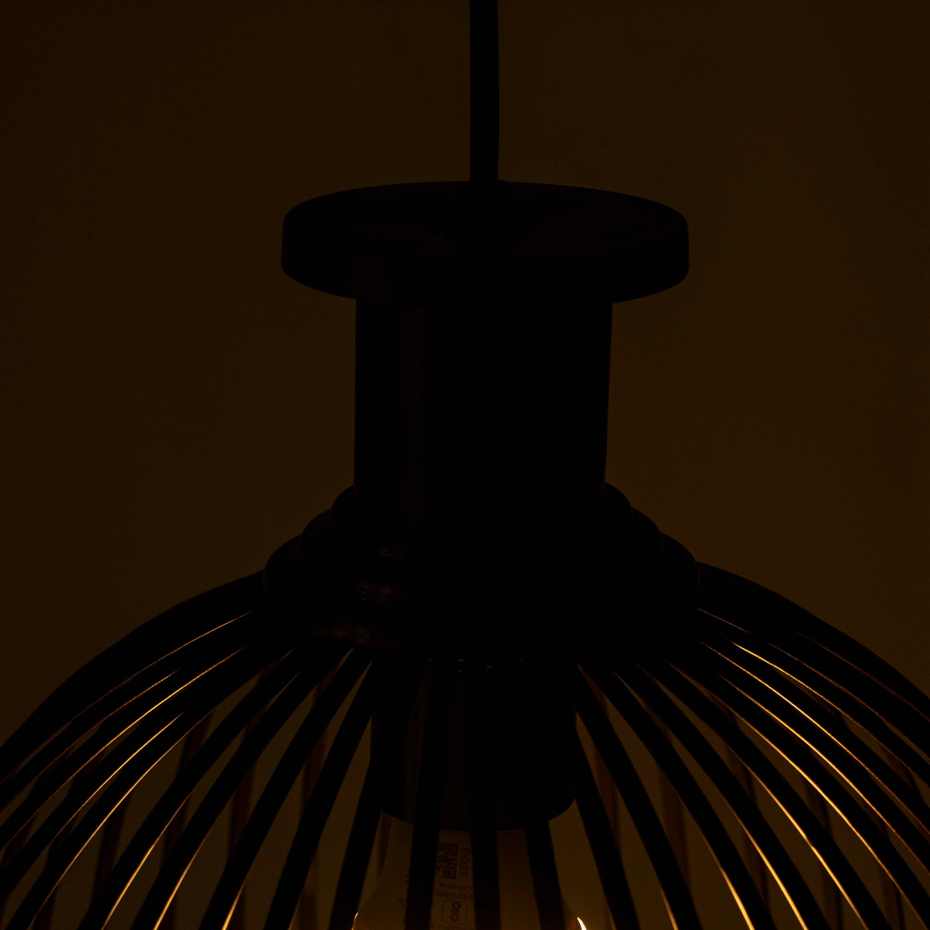 Round Metal Bulan Pendant Lamp