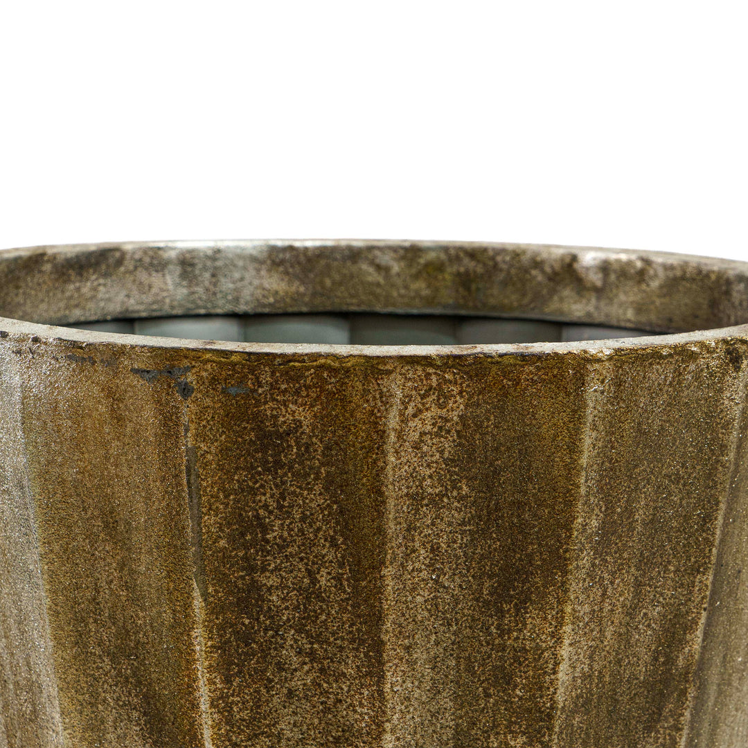 Veridian Flute Planter