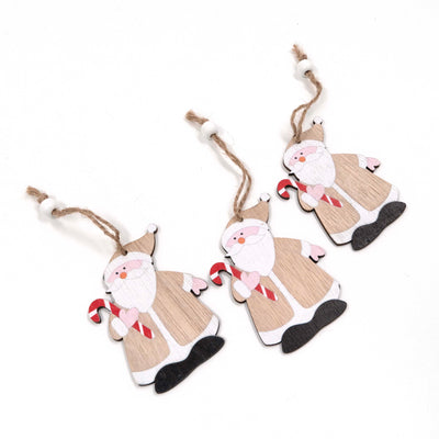 Christmas Santa Ornaments (Set of 3)