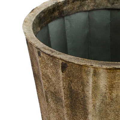 Veridian Flute Planter