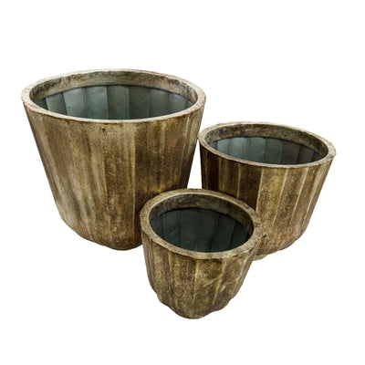 Veridian Flute Planter