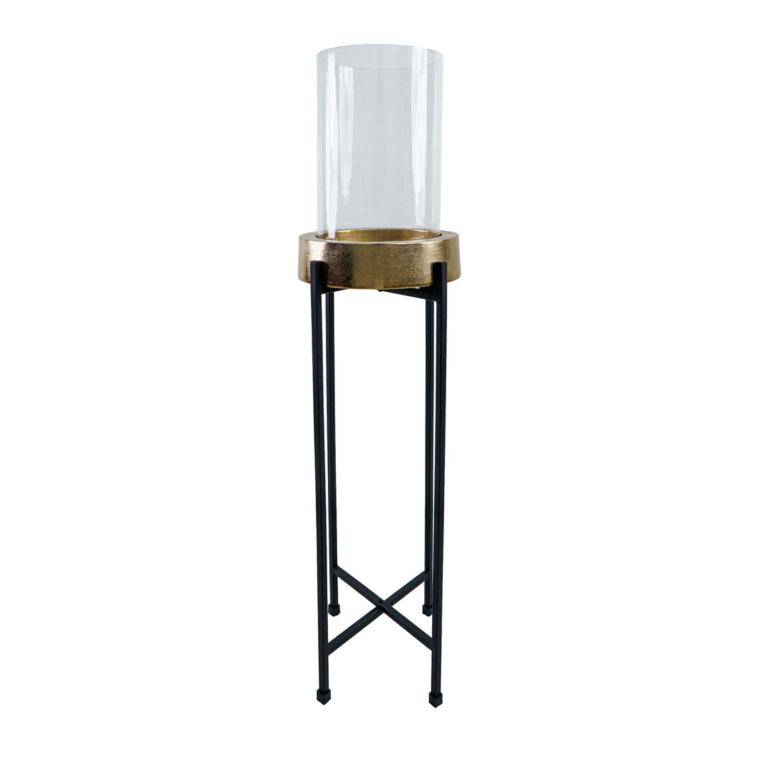 Elevé Aluminium Planter with Glass & Stand