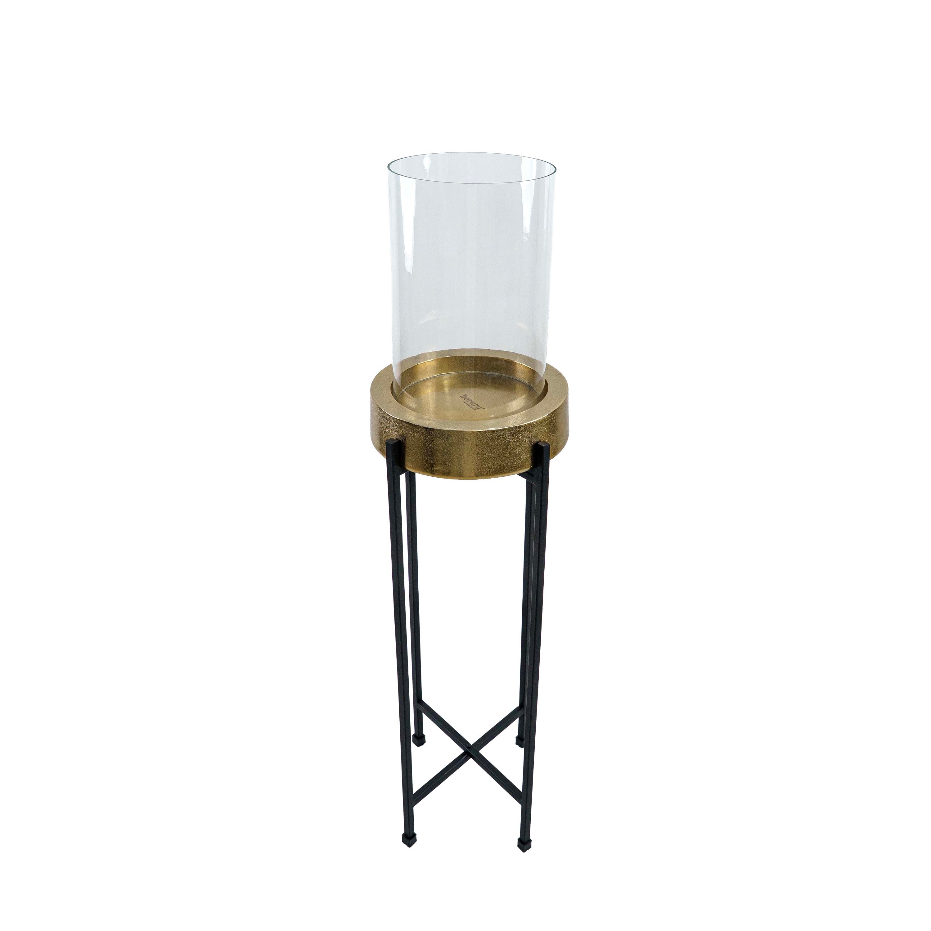 Eleve Aluminium Planter with Glass & Stand