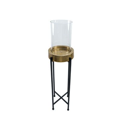Elevé Aluminium Planter with Glass & Stand