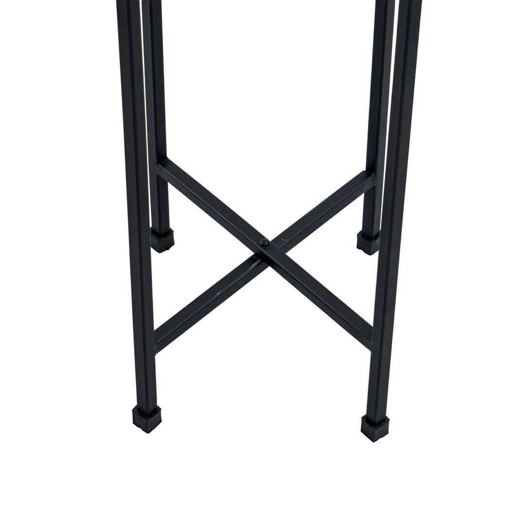 Elevé Aluminium Planter with Glass & Stand