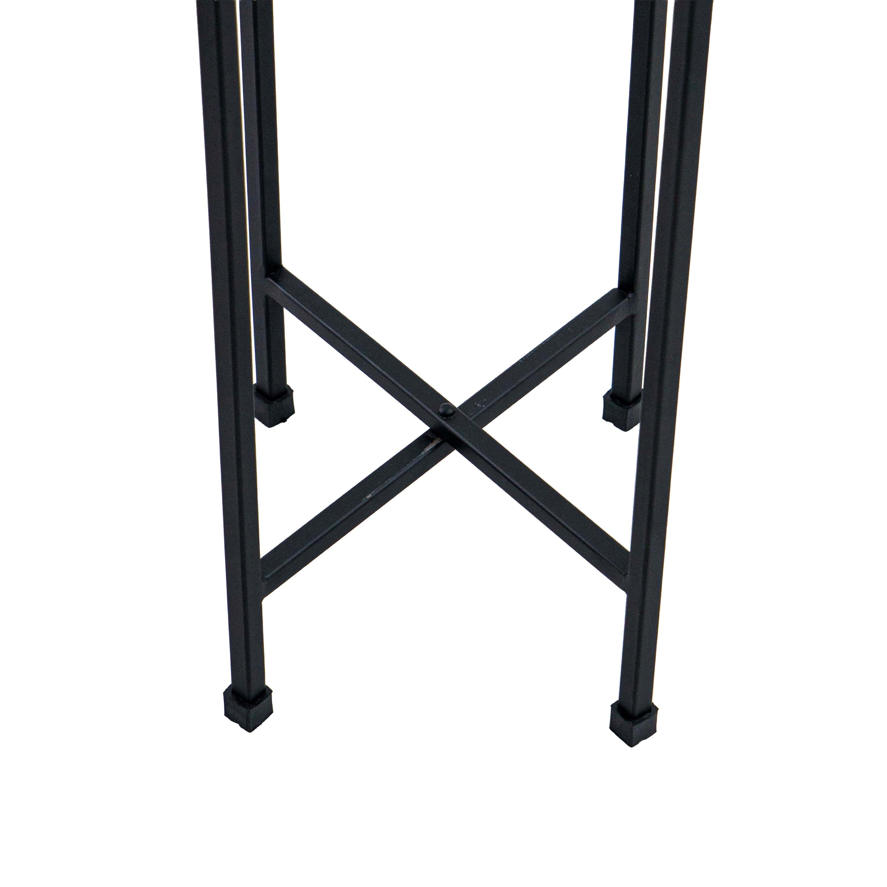 Eleve Aluminium Planter with Glass & Stand