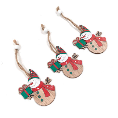 Christmas Snowman Ornaments (Set of 3)