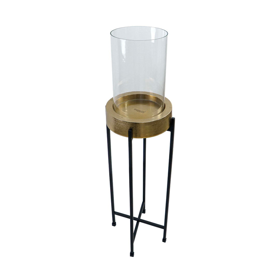 Elevé Aluminium Planter with Glass & Stand