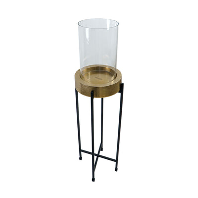 Elevé Aluminium Planter with Glass & Stand