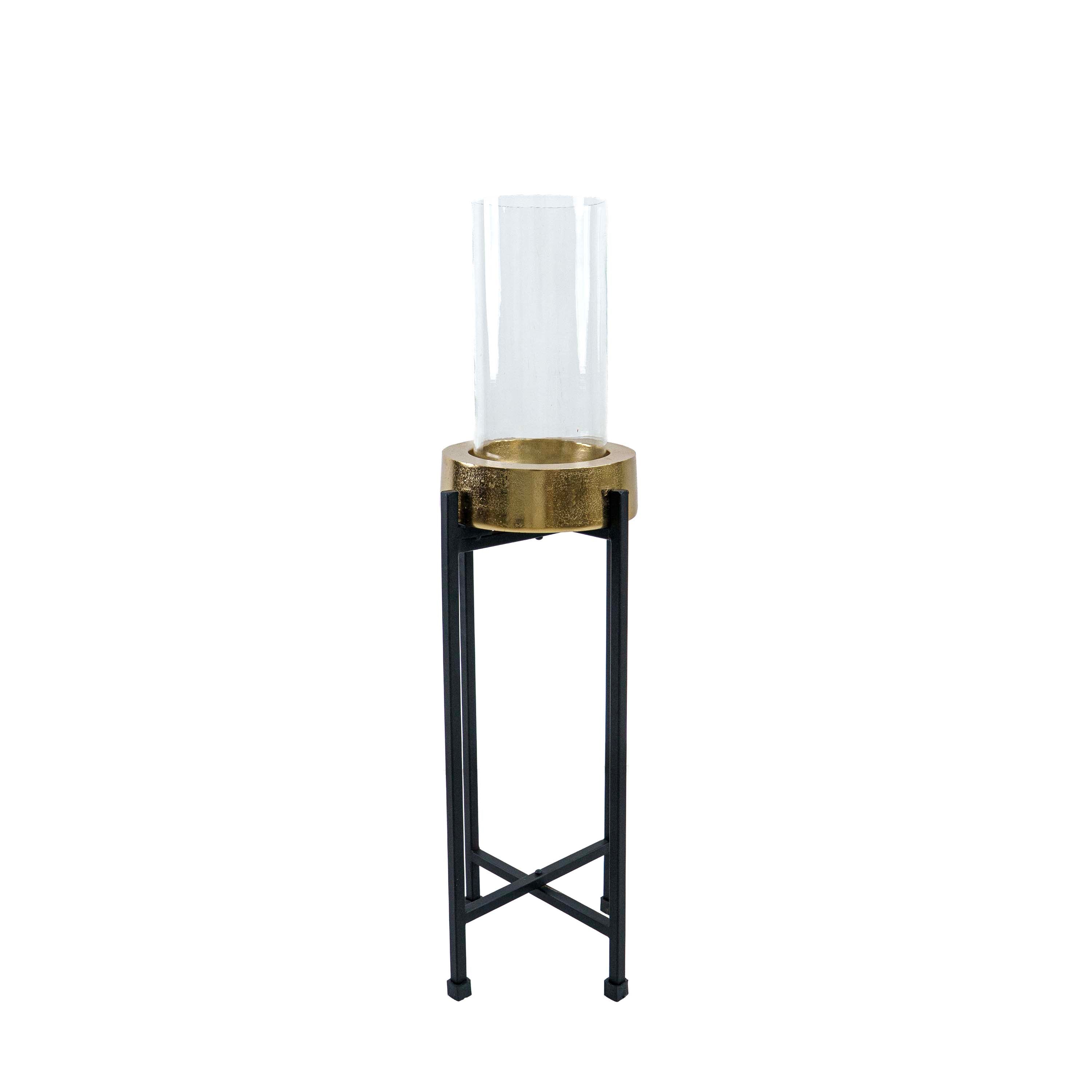 Eleve Aluminium Planter with Glass & Stand
