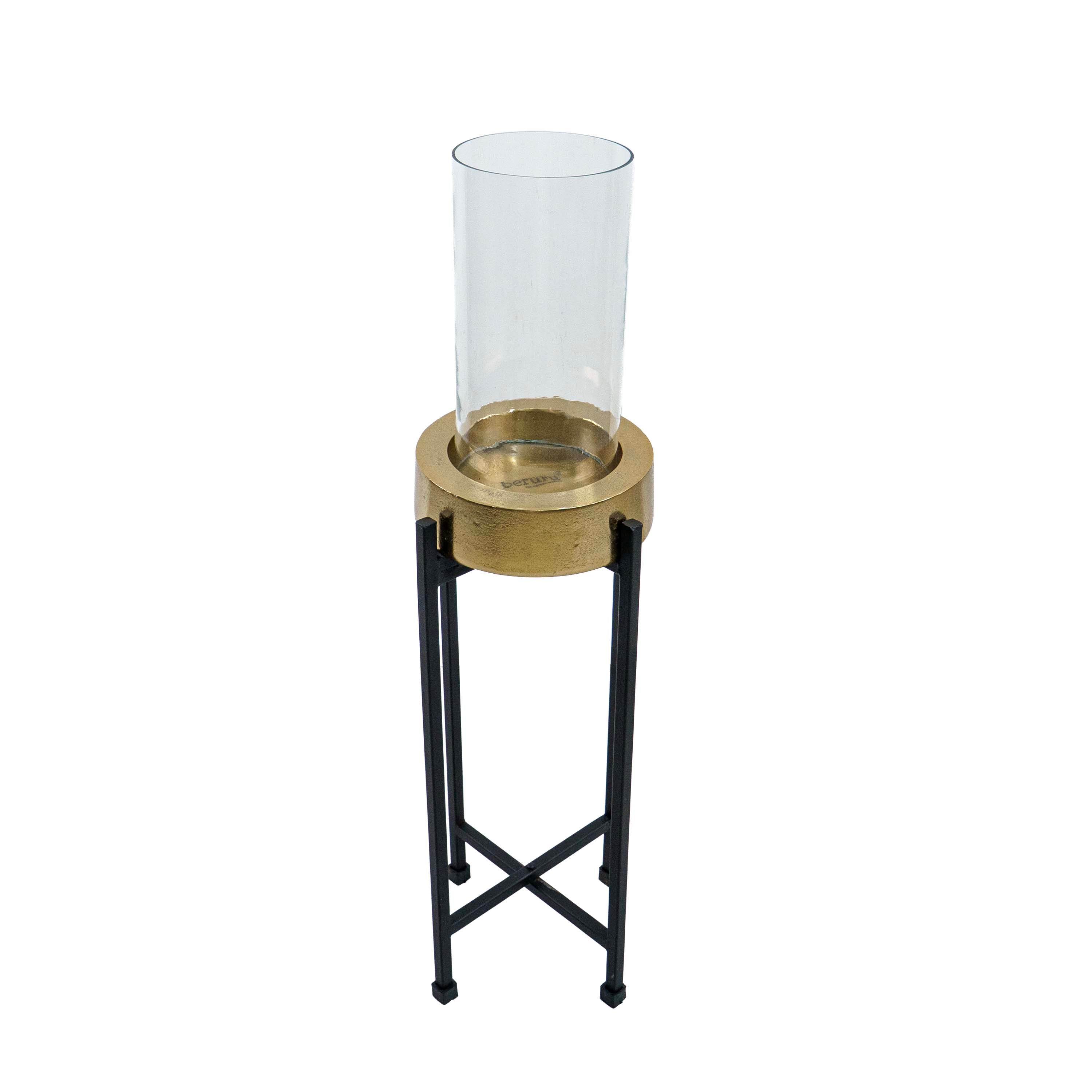 Eleve Aluminium Planter with Glass & Stand