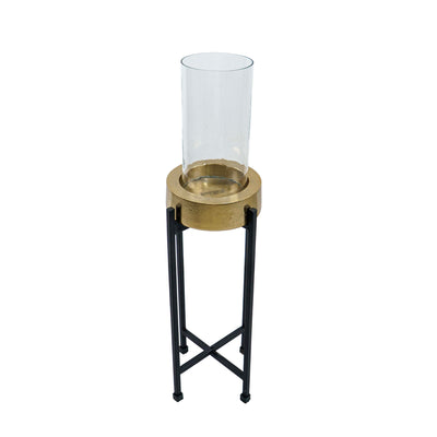 Elevé Aluminium Planter with Glass & Stand