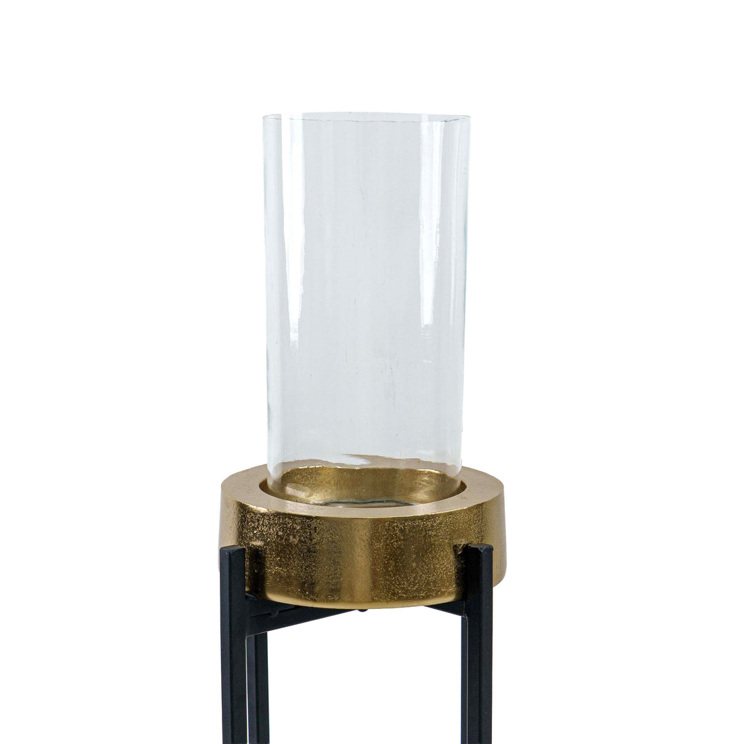 Elevé Aluminium Planter with Glass & Stand