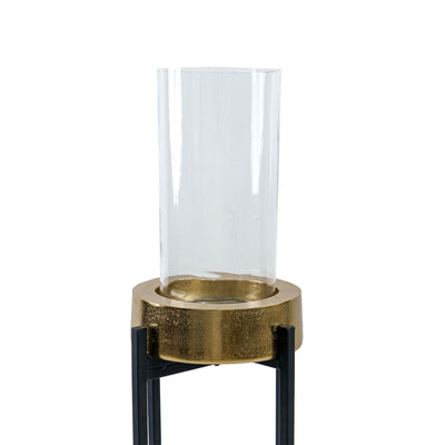 Elevé Aluminium Planter with Glass & Stand