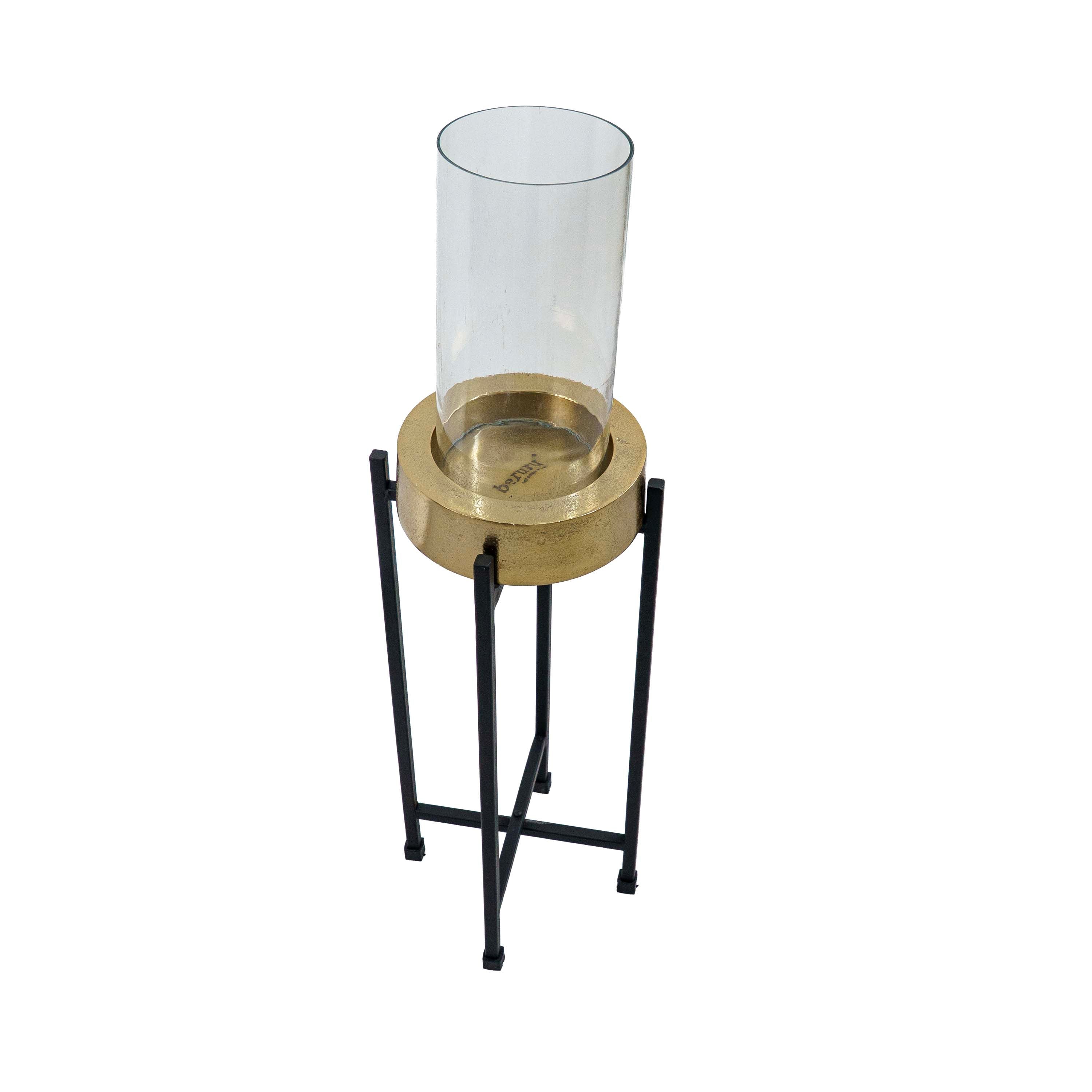 Eleve Aluminium Planter with Glass & Stand