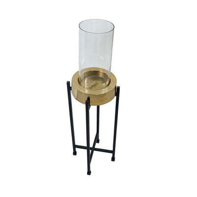 Elevé Aluminium Planter with Glass & Stand