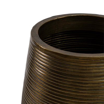 Bronze Glow Aluminium Planter with Holder