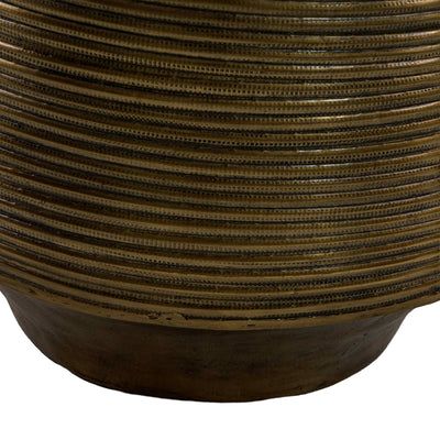 Bronze Glow Aluminium Planter with Holder