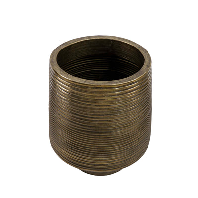Bronze Glow Aluminium Planter with Holder