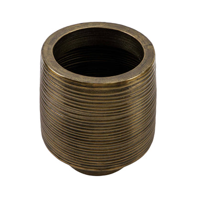 Bronze Glow Aluminium Planter with Holder