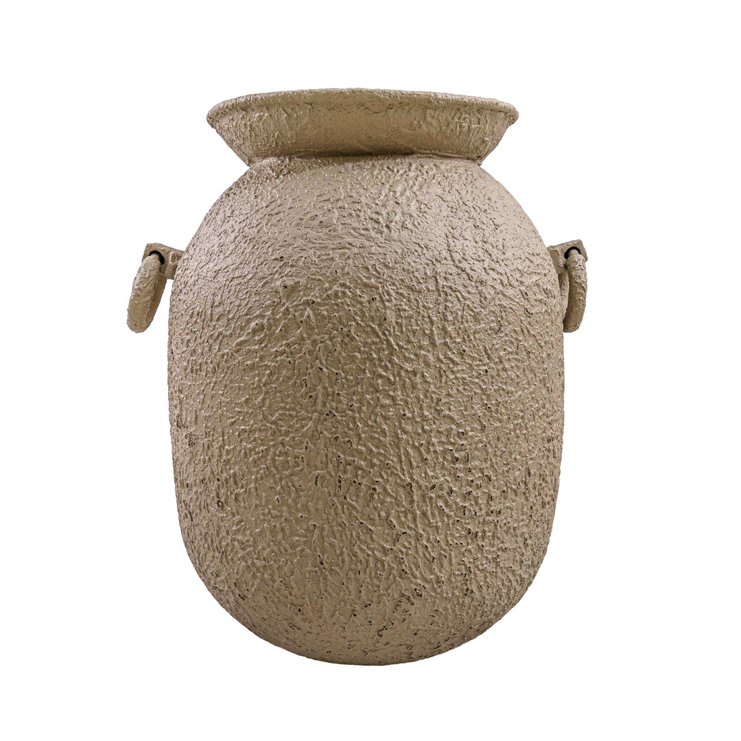 Vintage Charm Aluminium Planter with Holder