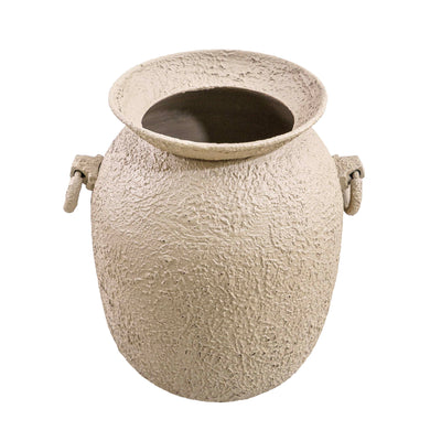 Vintage Charm Aluminium Planter with Holder