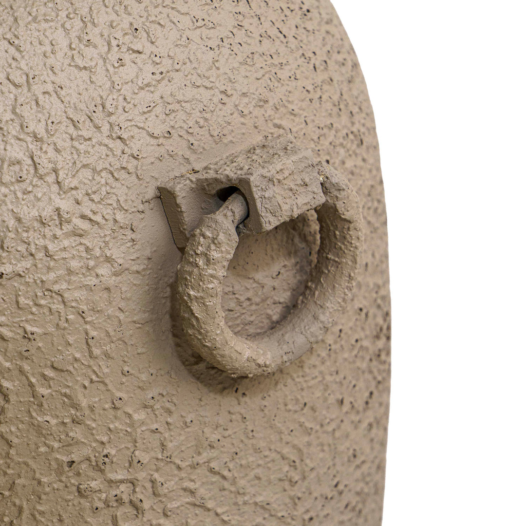 Vintage Charm Aluminium Planter with Holder