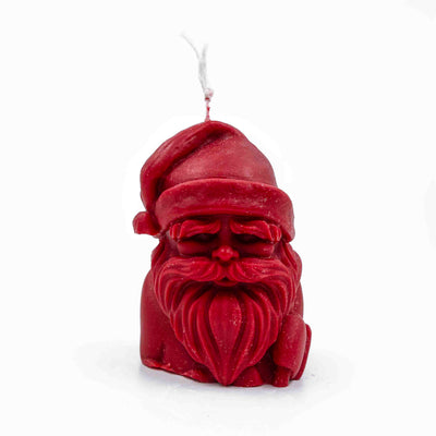 Iris Santa Candle Red