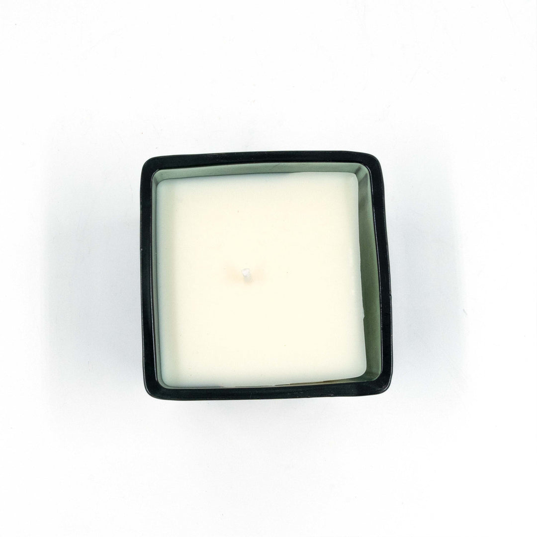 Aarom Block Jar Candle Green