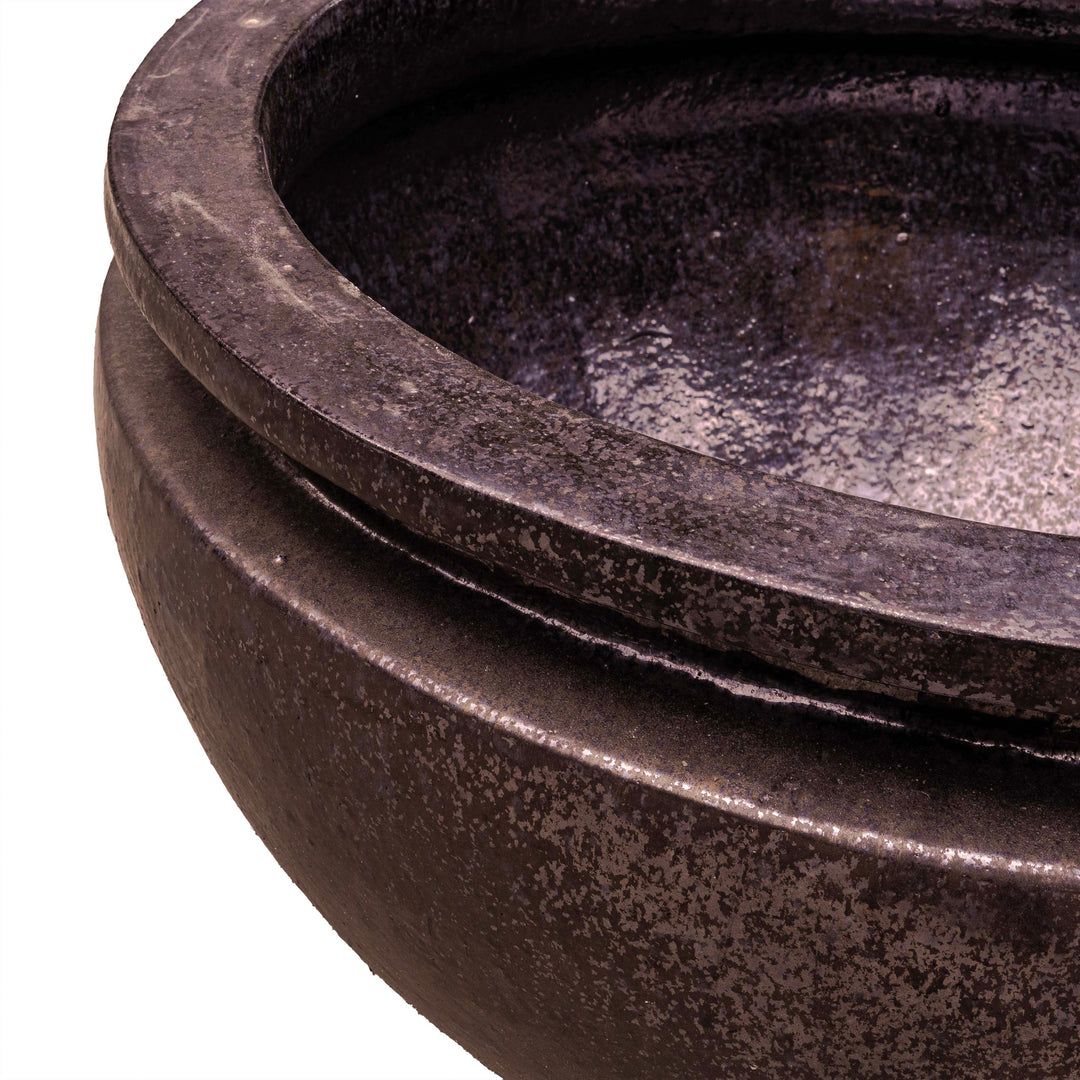 POOL GLAZED INSIDE BOWL