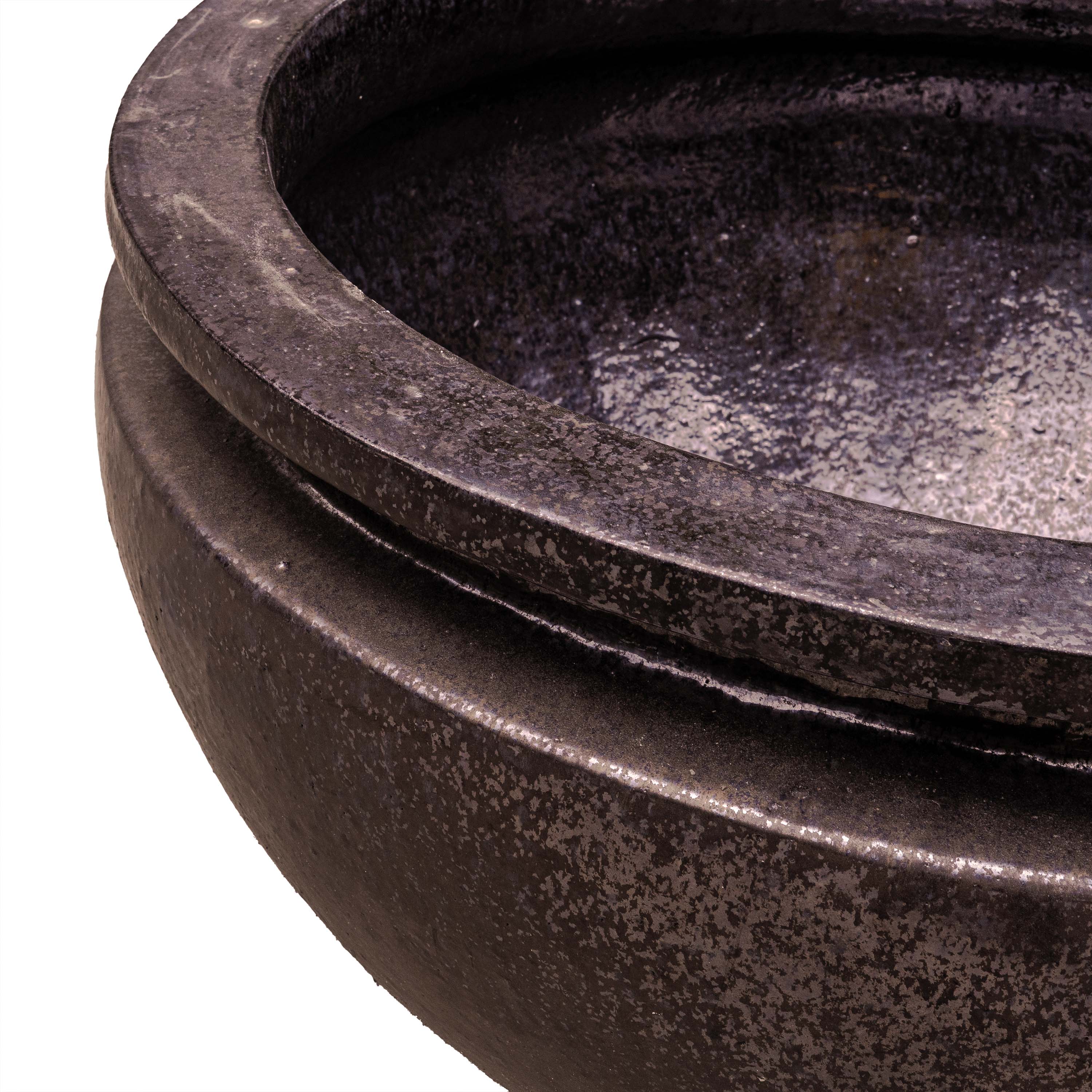 POOL GLAZED INSIDE BOWL