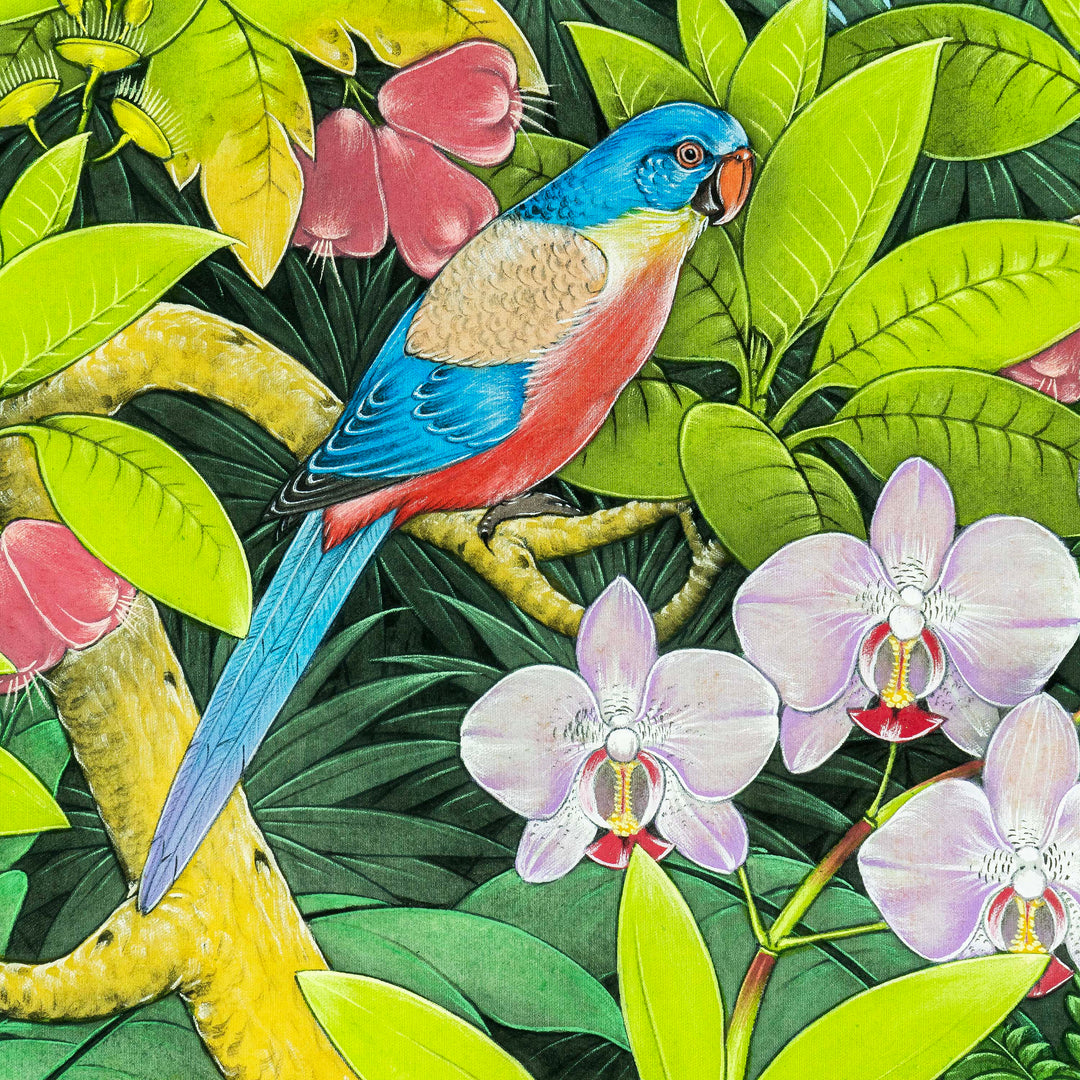 Yellow Macaw Bird Wall Painting