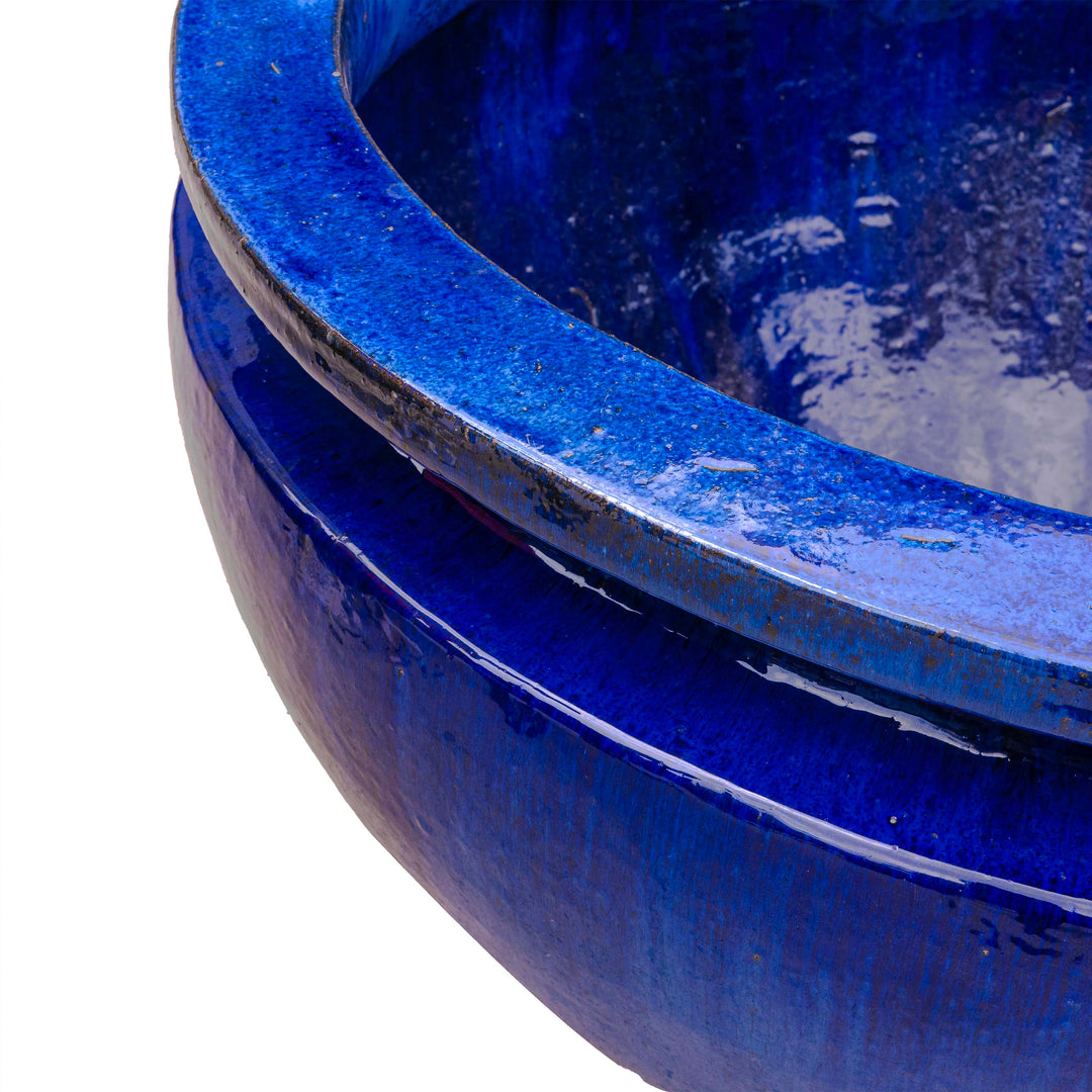 POOL GLAZED INSIDE BOWL
