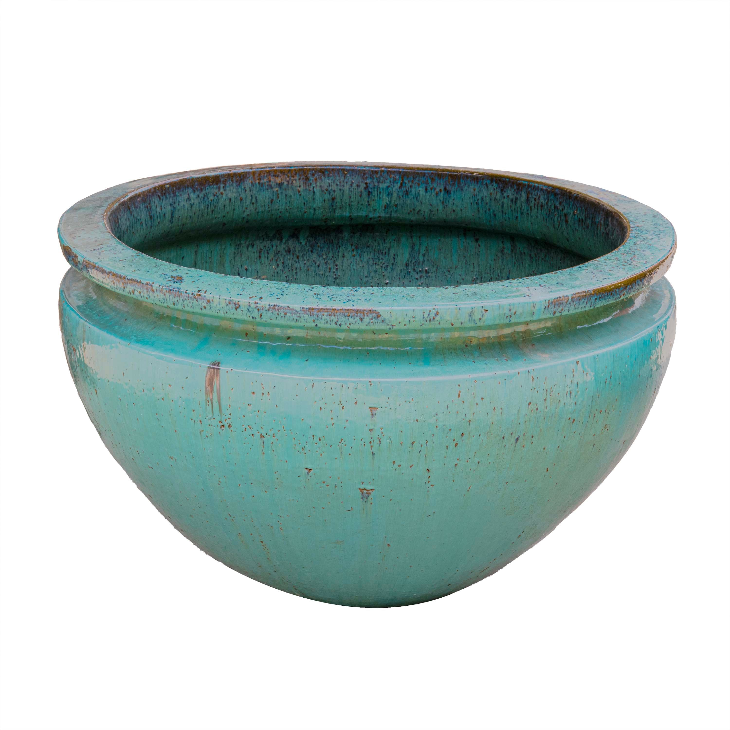 POOL GLAZED INSIDE BOWL