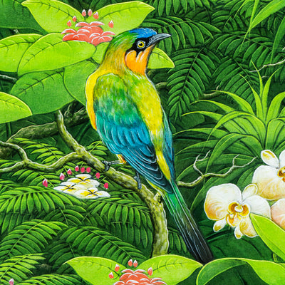 Sumtran Trogan Bird Painting