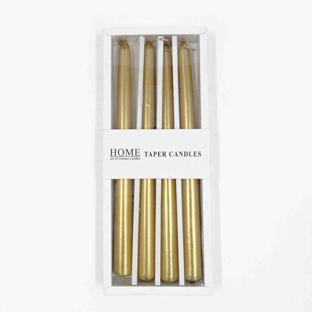 Illa Candles Gold (Set of 4)