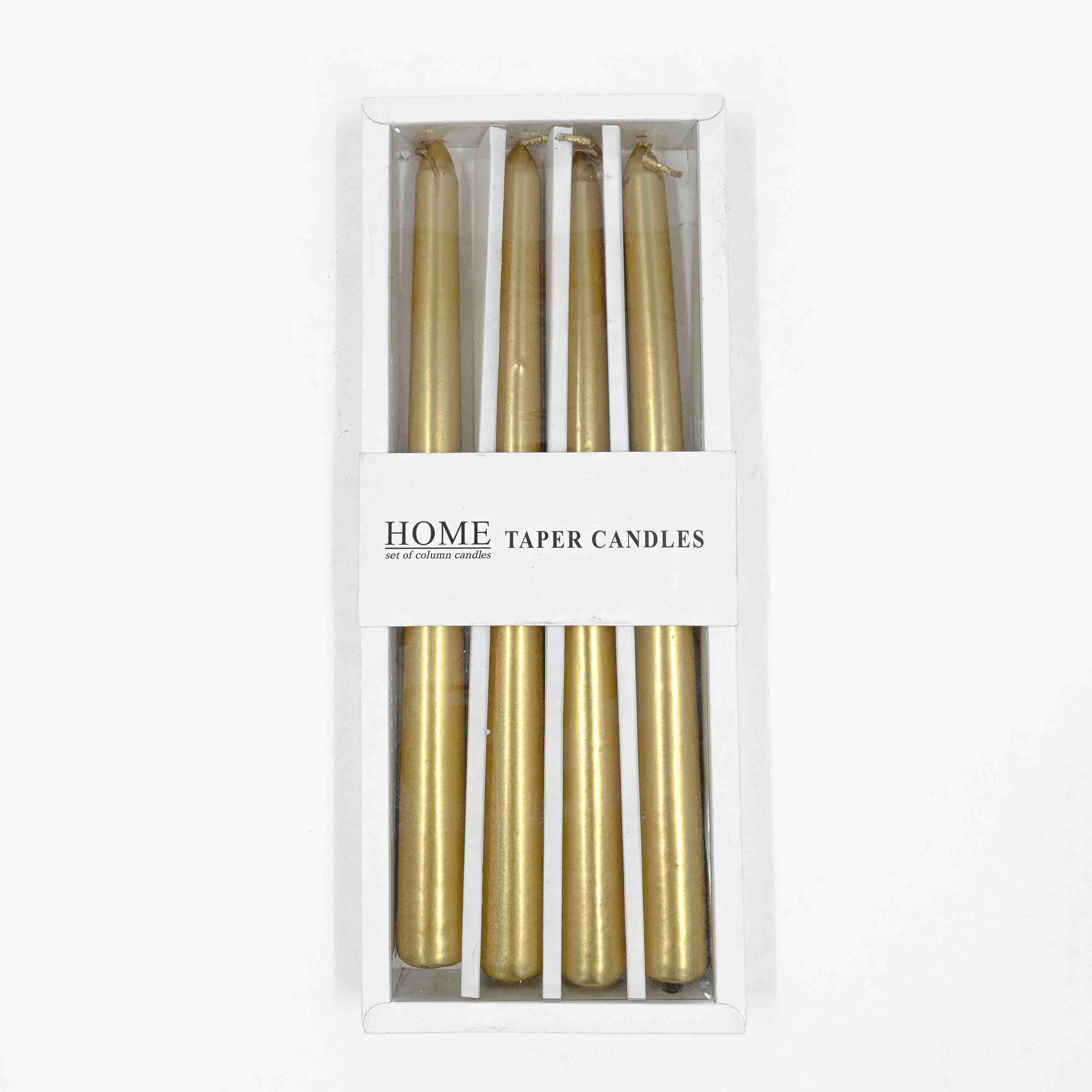 Illa Candles Gold (Set of 4)