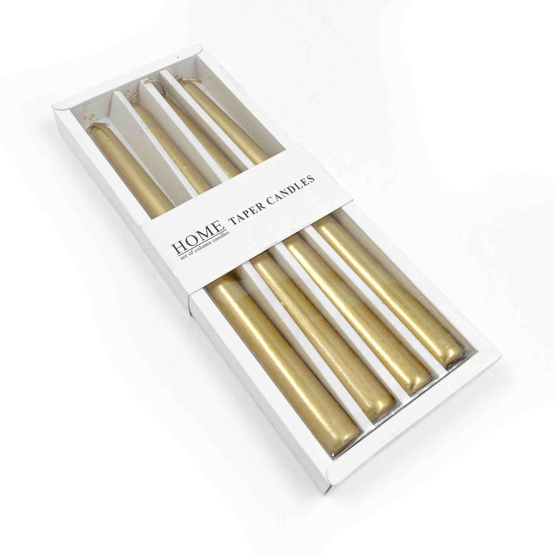 Illa Candles Gold (Set of 4)