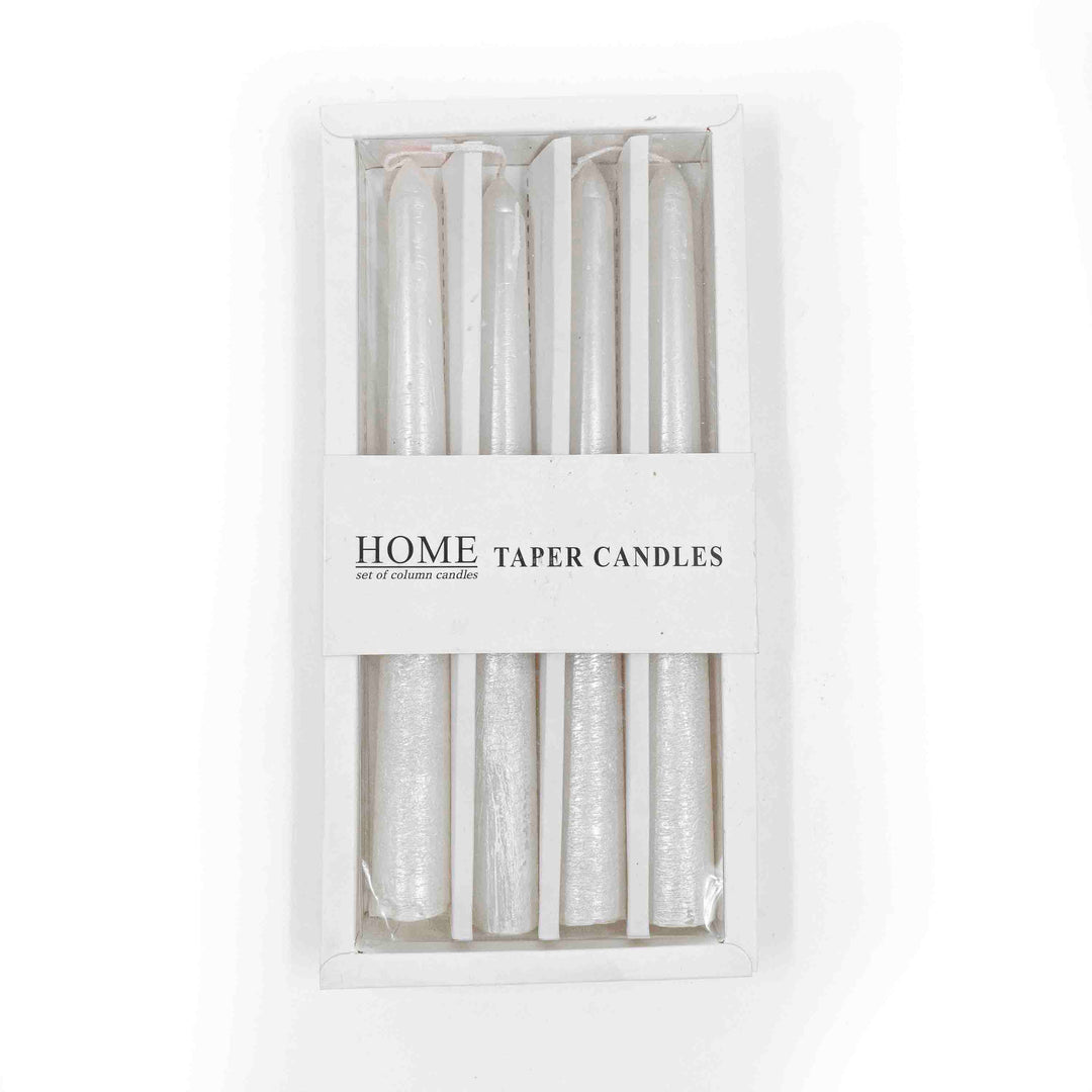 Illa Candles White (Set of 4)