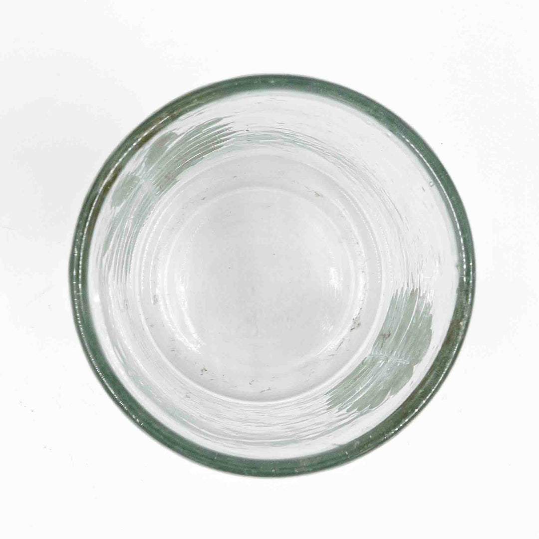 Tumbler Leafy Glass Candle Holder