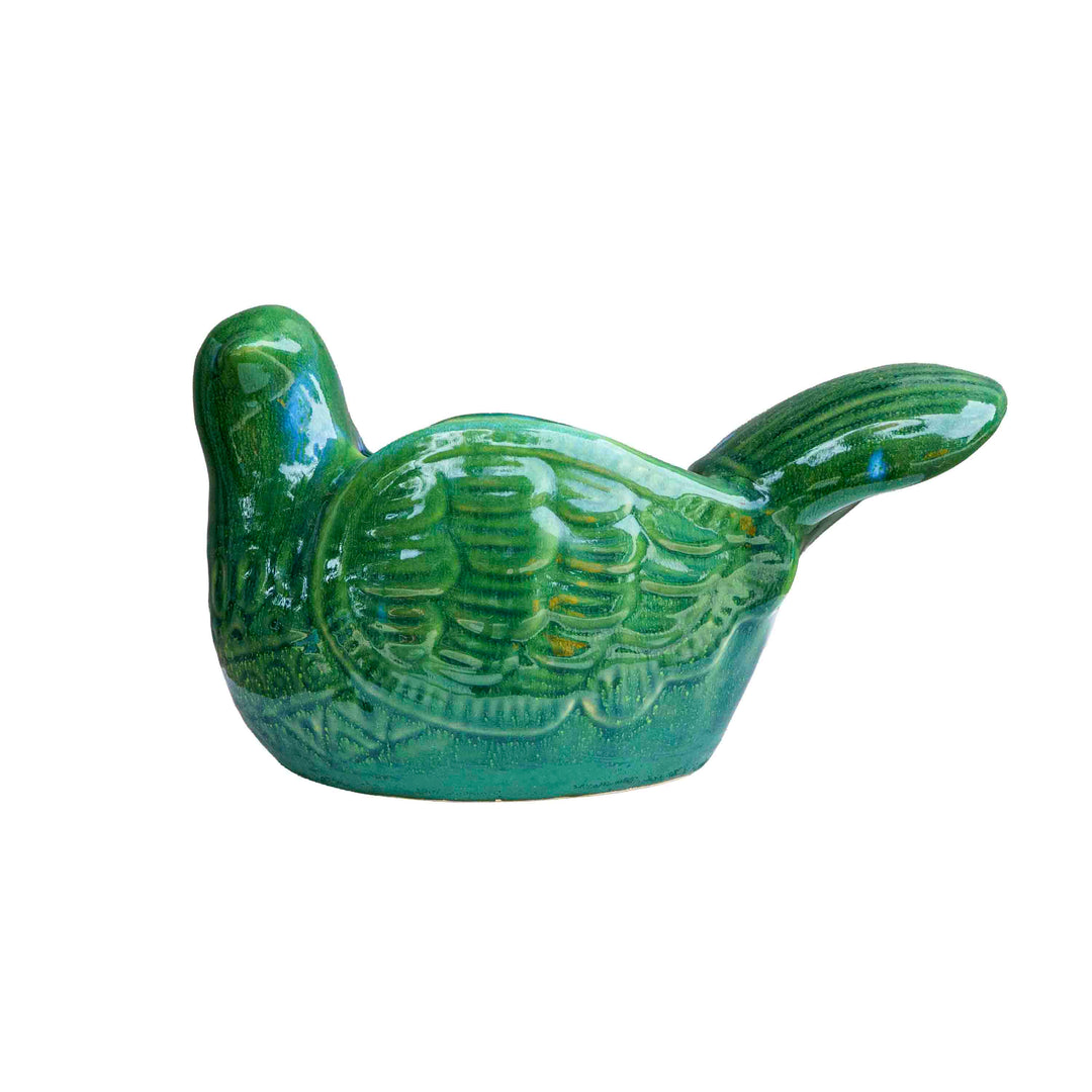 CERAMIC BIRD PLANTER