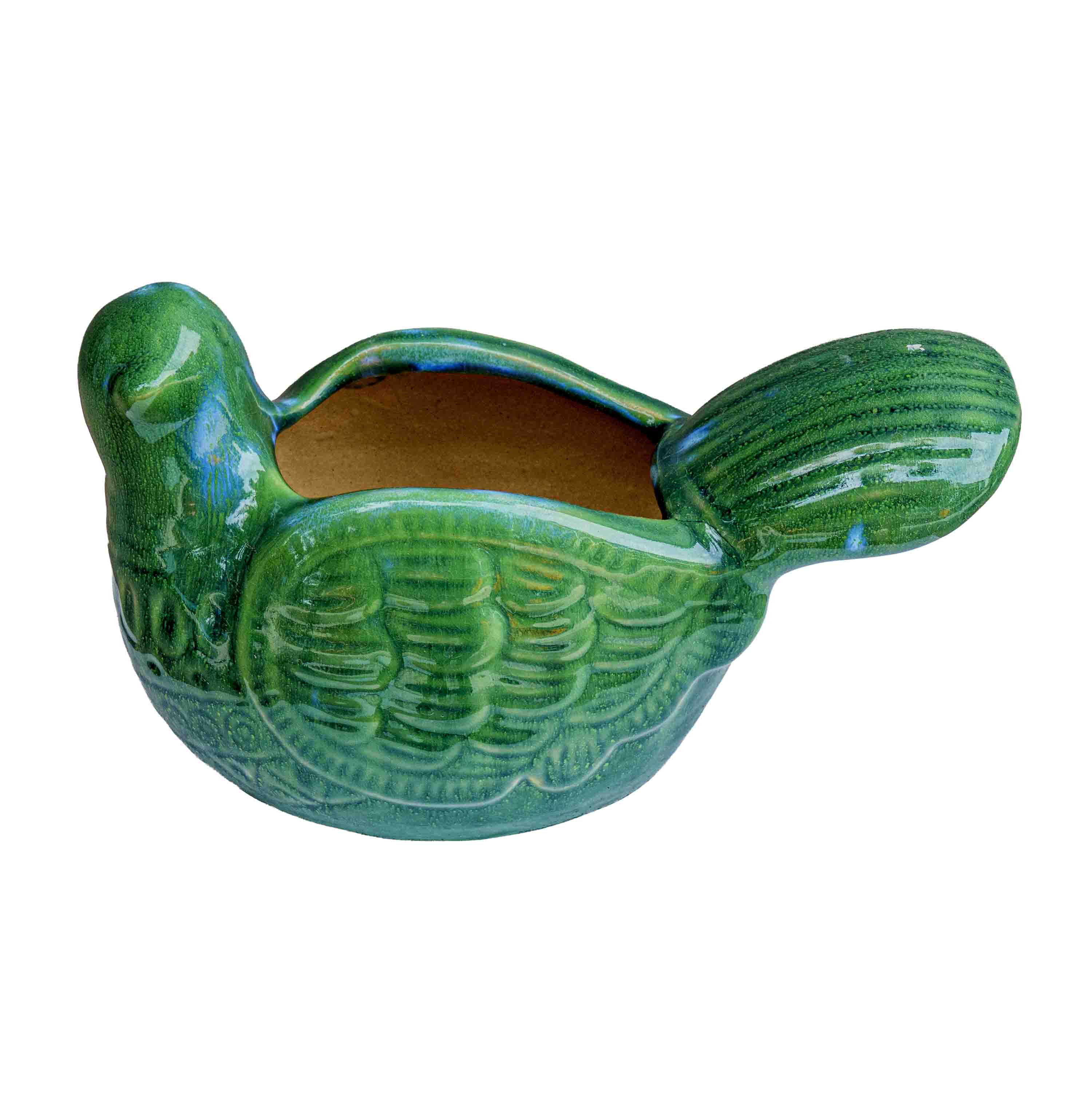 CERAMIC BIRD PLANTER