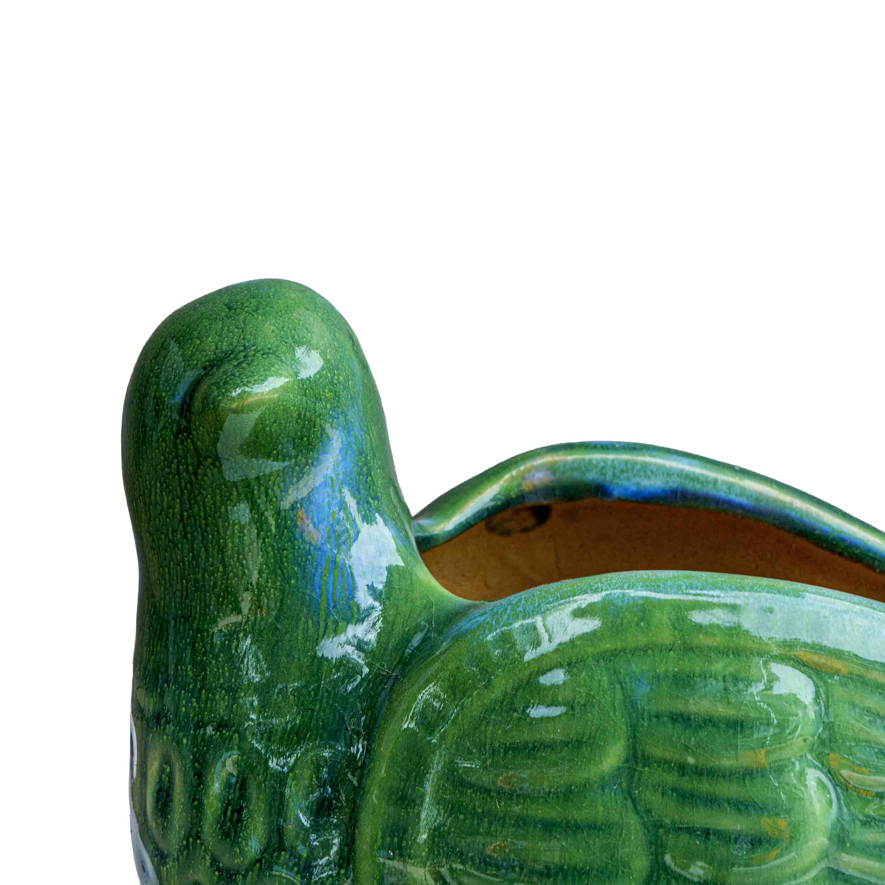 CERAMIC BIRD PLANTER