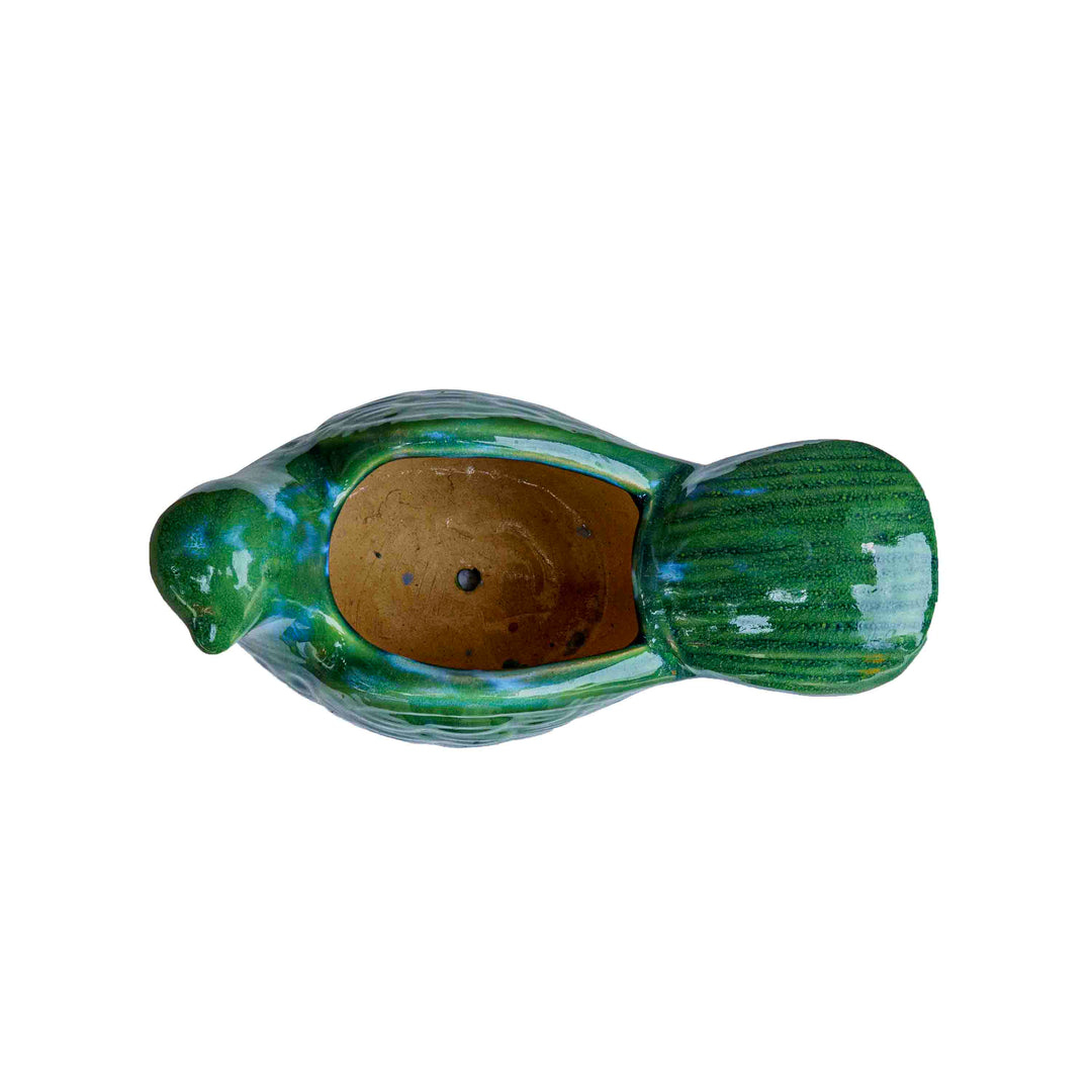CERAMIC BIRD PLANTER