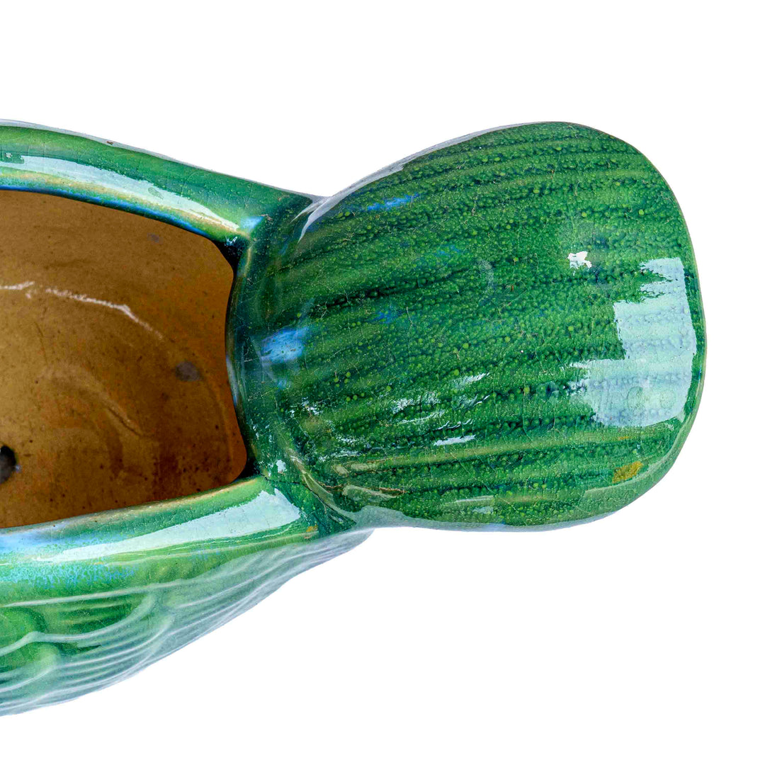 CERAMIC BIRD PLANTER